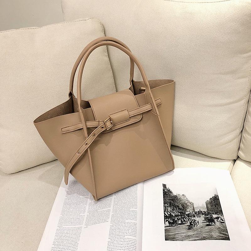 large PU shoulder messenger handbag, view 9 - MRSLM
