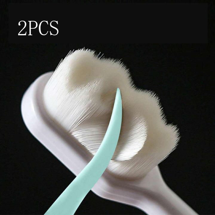 Ultra-fine Toothbrush Super Soft Bristle Deep Cleaning Brush Portable For Oral Care Tools Teeth Care Oral Cleaning Travel - MRSLM