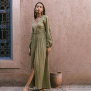 Temperament long-sleeved autumn dress - MRSLM