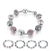 silver-plated charm bracelet - MRSLM