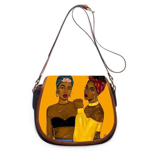 printed PU shell messenger bag, view 28 - MRSLM