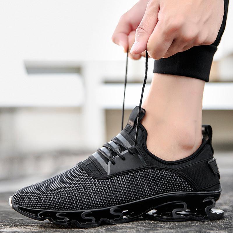 Summer Breathable Knit Mesh Men's Running Shoes
