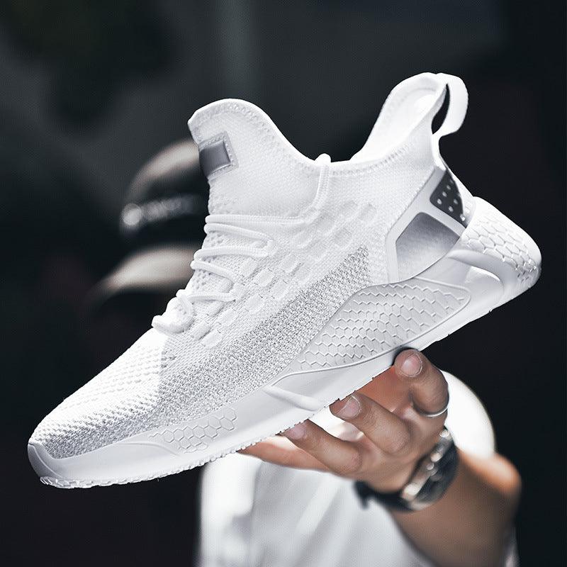 men's breathable flying mesh sneakers, view 4 - MRSLM