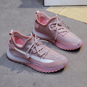 Women's woven running shoes, view 4 - MRSLM