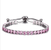 inlaid zircon push-pull bracelet, view 9 - MRSLM