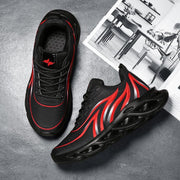 Men's sports mesh running shoes, flame pattern, view 7 - MRSLM