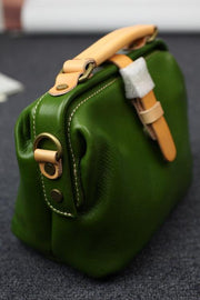 Retro cowhide doctor bag, view 6 - MRSLM
