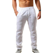linen loose casual trousers, view 2 - MRSLM