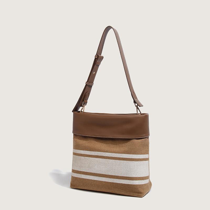 Fashion canvas bucket tote bag - MRSLM