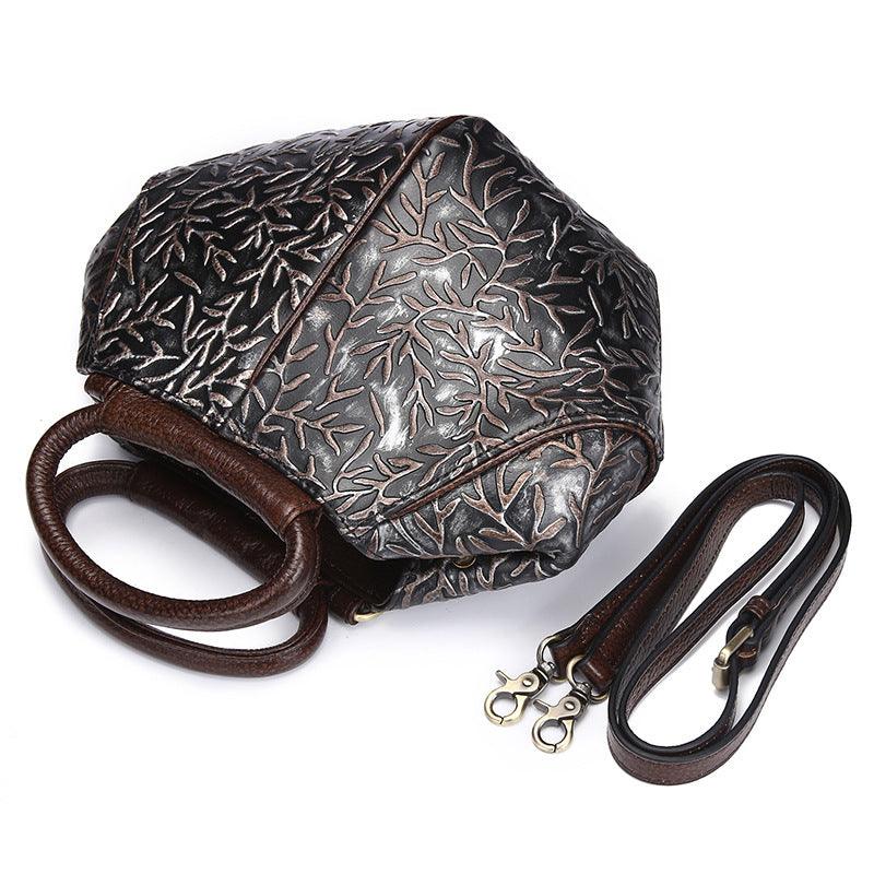 Color contrast casual women's handbag, view 4 - MRSLM