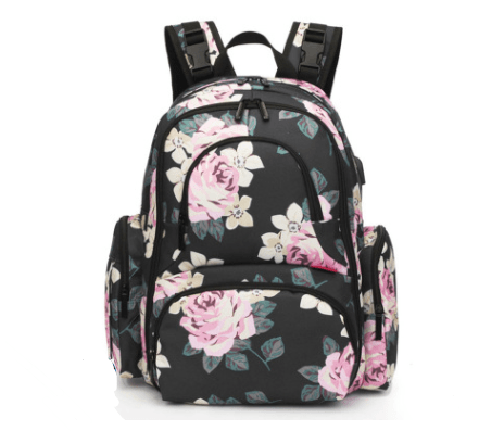 large capacity diaper backpack, view 14 - MRSLM