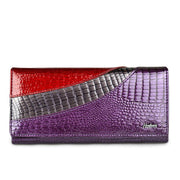 Cowhide patent leather wallet, view 4 - MRSLM