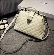 retro quilted leather doctor bag, view 6 - MRSLM