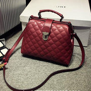 retro quilted leather doctor bag, view 7 - MRSLM
