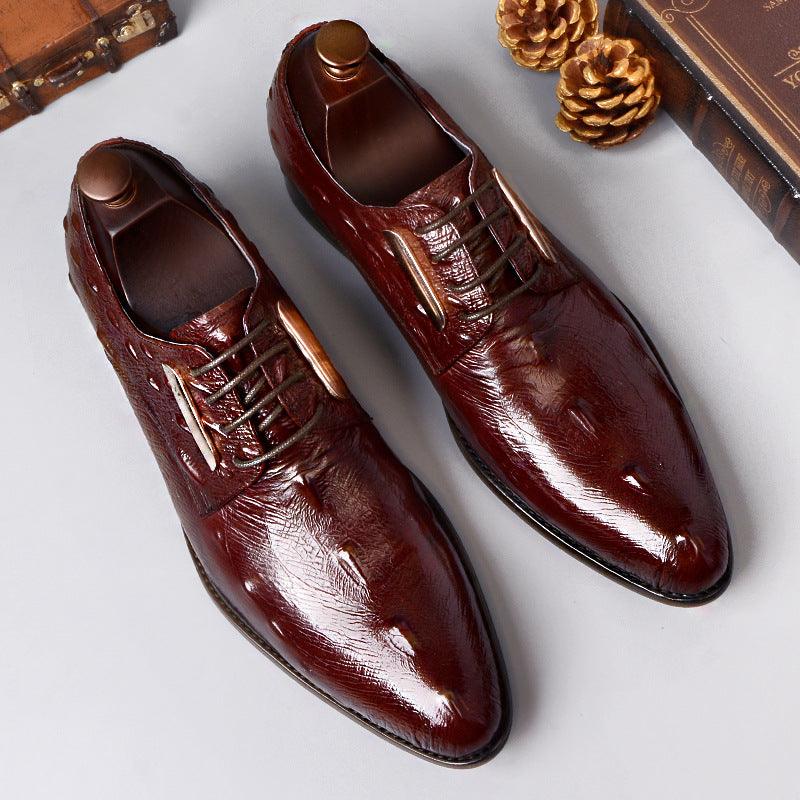 Men's crocodile design shoes, view 6 - MRSLM
