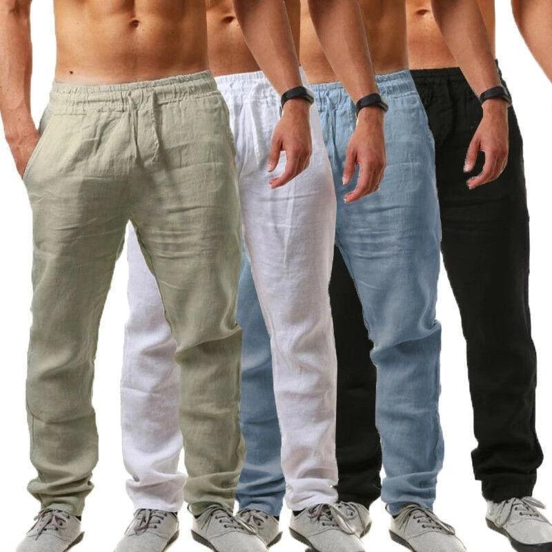 linen loose casual trousers - MRSLM