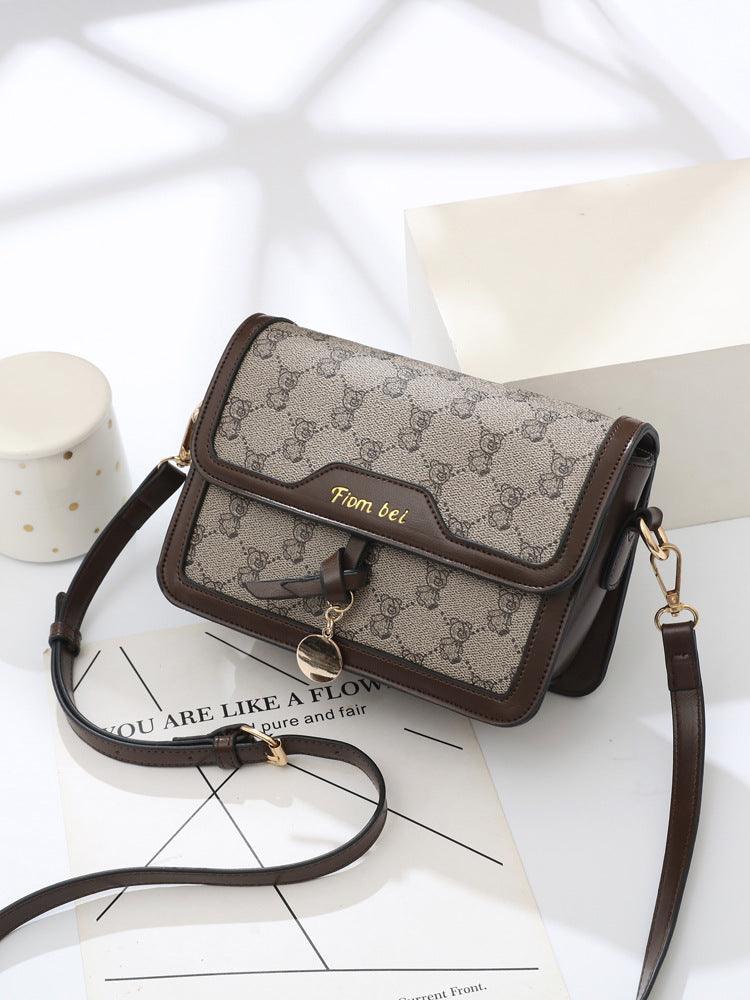 ladies PU one shoulder messenger bag, view 3 - MRSLM