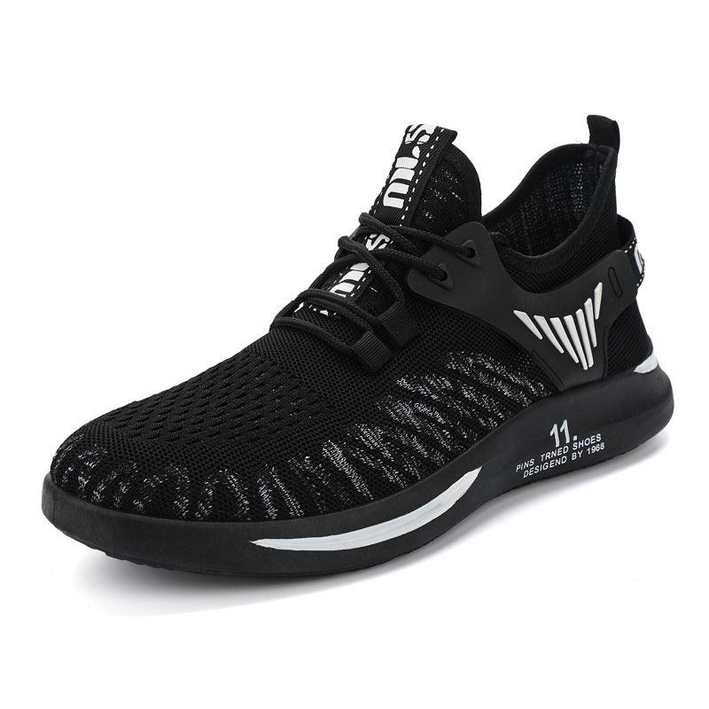 Men's flying woven running shoes, view 3 - MRSLM