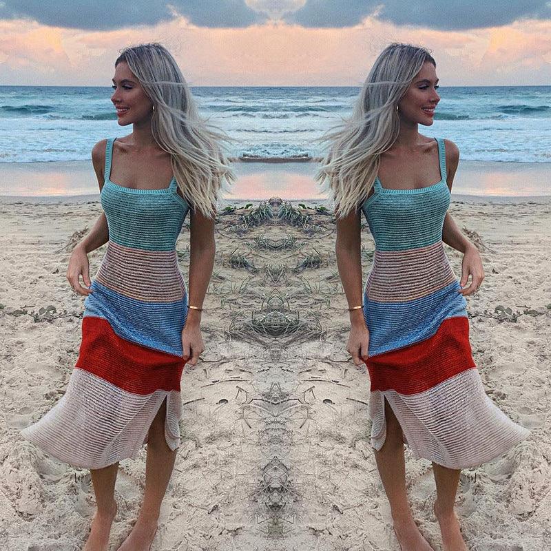 Suspender knitted dress - MRSLM