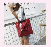 holographic laser shoulder handbag, view 10 - MRSLM