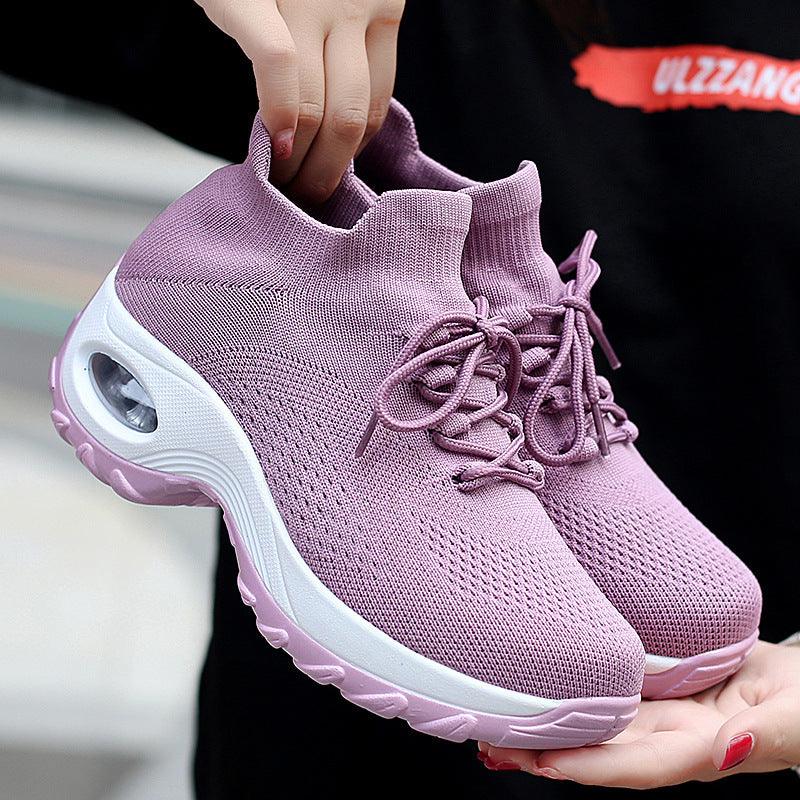 Chunky sport sneakers grandma shoes, view 2 - MRSLM