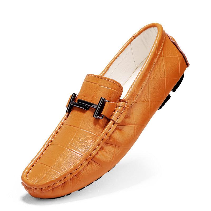 Men's casual cowhide leather shoes, view 9 - MRSLM