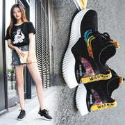 Mesh breathable chunky sneakers, view 3 - MRSLM