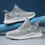 Men's flying woven mesh sports shoes, view 3 - MRSLM