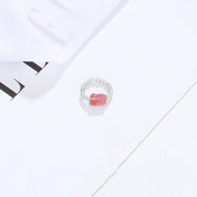 strawberry crystal ring, view 4 - MRSLM