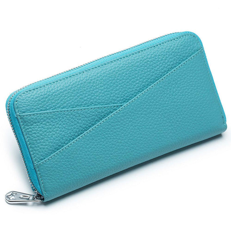 First Layer Leather Organ Card Holder Fashionable Hand - MRSLM