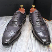 Men's brogue Oxford shoes, view 8 - MRSLM