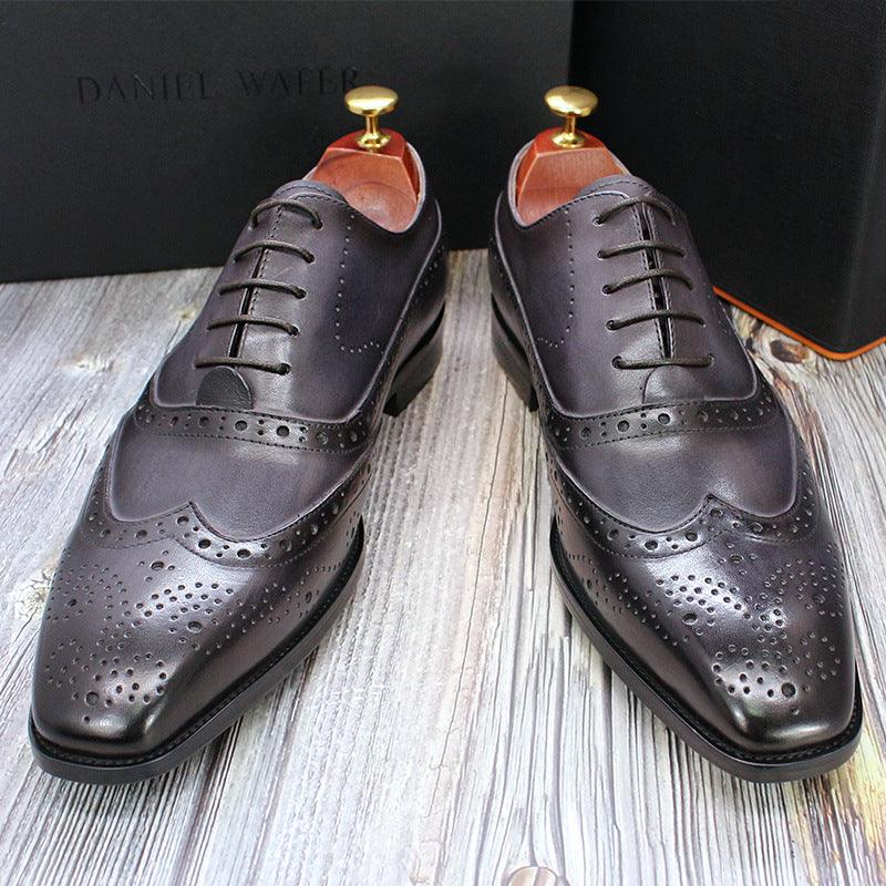 Men's brogue Oxford shoes, view 8 - MRSLM