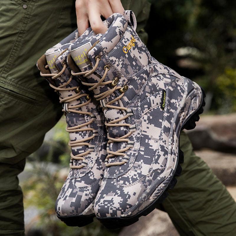 Men's Camouflage Anti-skid Anti-collision All-match High-top Martin Boots - MRSLM