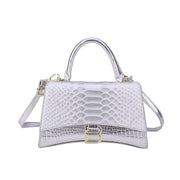 Women's Snake Pattern B Word Handbag - MRSLM