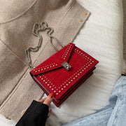 small faux leather shoulder messenger bag - MRSLM