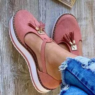 fringed platform sandals, view 5 - MRSLM