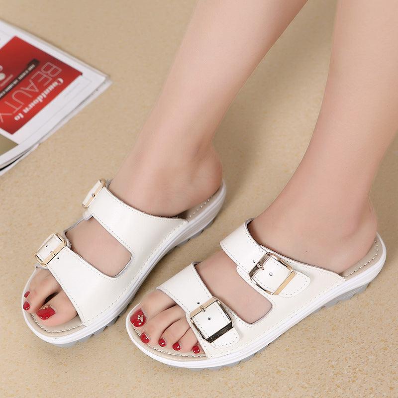 Summer thick platform slippers, view 3 - MRSLM