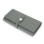 Women's long folding leather wallet, view 7 - MRSLM