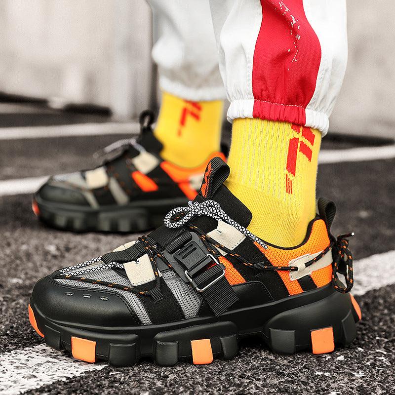 men's thick sole chunky sneakers, view 4 - MRSLM