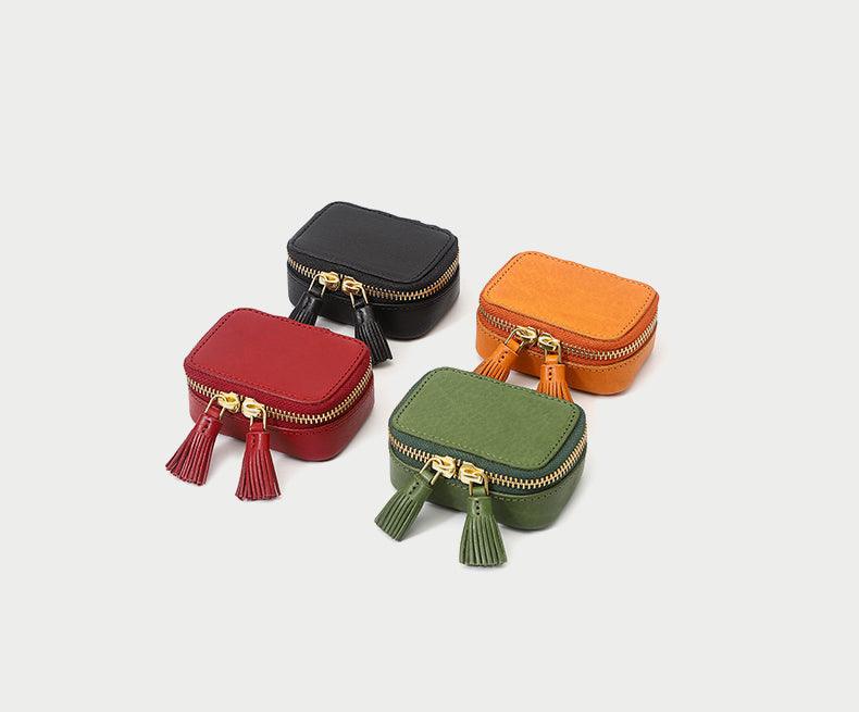 Mini portable leather lipstick box - MRSLM