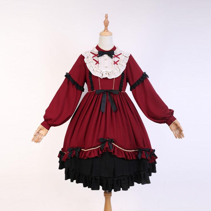 Solid color A-line skirt, view 7 - MRSLM