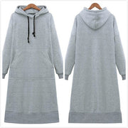 Women's loose long hoodie, view 8 - MRSLM