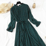 women's elegant polka dot dress, view 22 - MRSLM