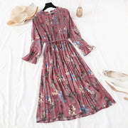 women's elegant polka dot dress, view 4 - MRSLM