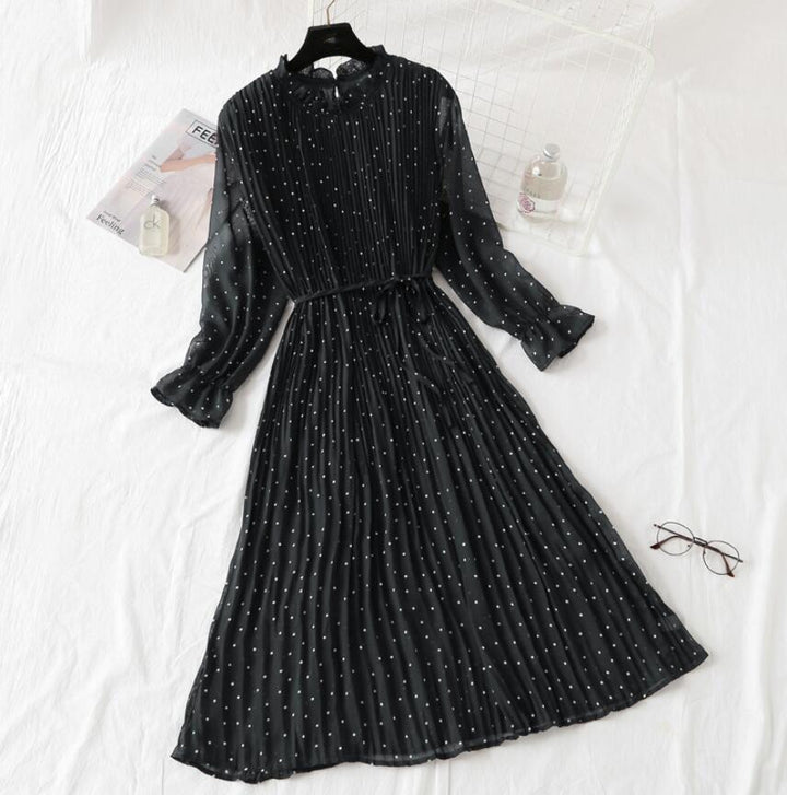 Women's Elegant Polka Dot Dress