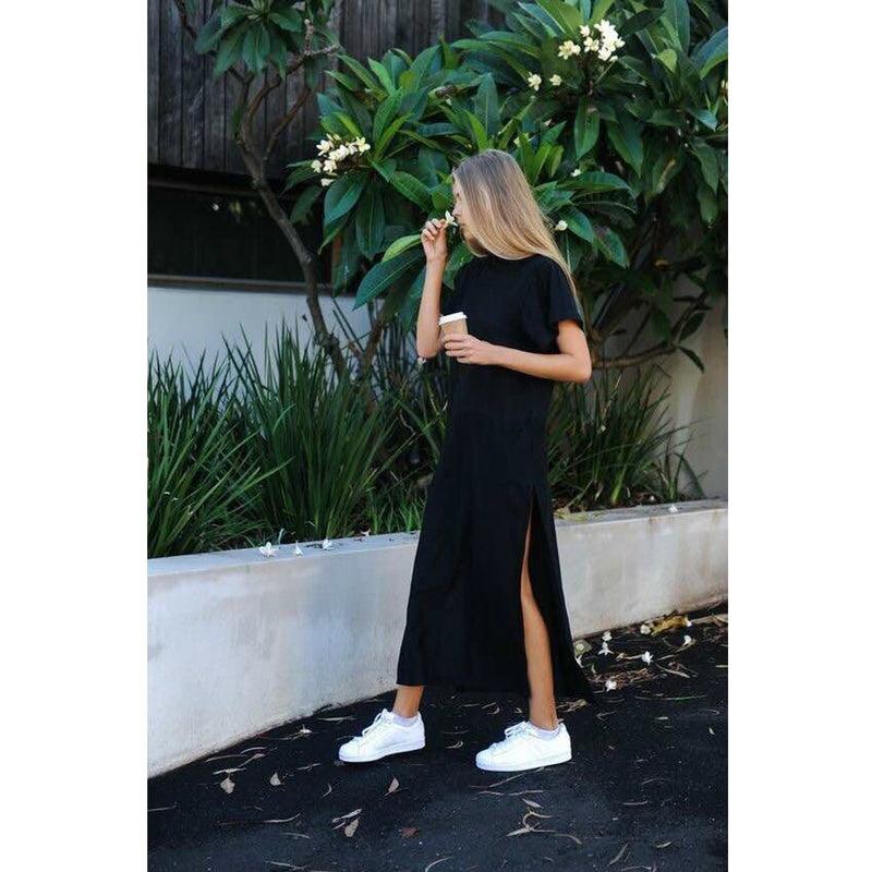 Women's long split dress - MRSLM