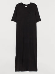 Women's long split dress, view 2 - MRSLM