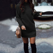 casual sweater dress, view 9 - MRSLM