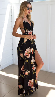 Backless long summer dress, view 5 - MRSLM