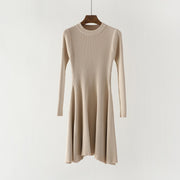 o-neck multicolored sweater dress for women, view 15 - MRSLM